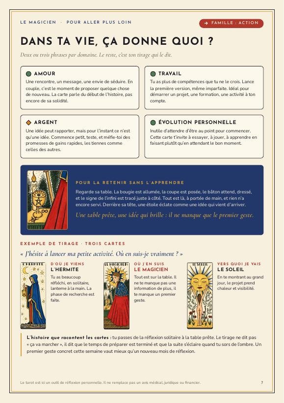 Fiche Le Magicien, page 2